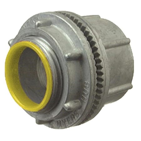 Halex IMC/Rigid Conduit Hub, 1 in, Slip, Die Cast Zinc, Red 190788